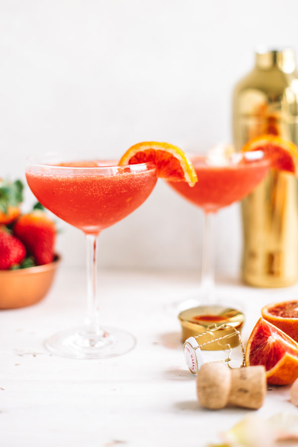 Image of Blood Orange Champagne Cocktail