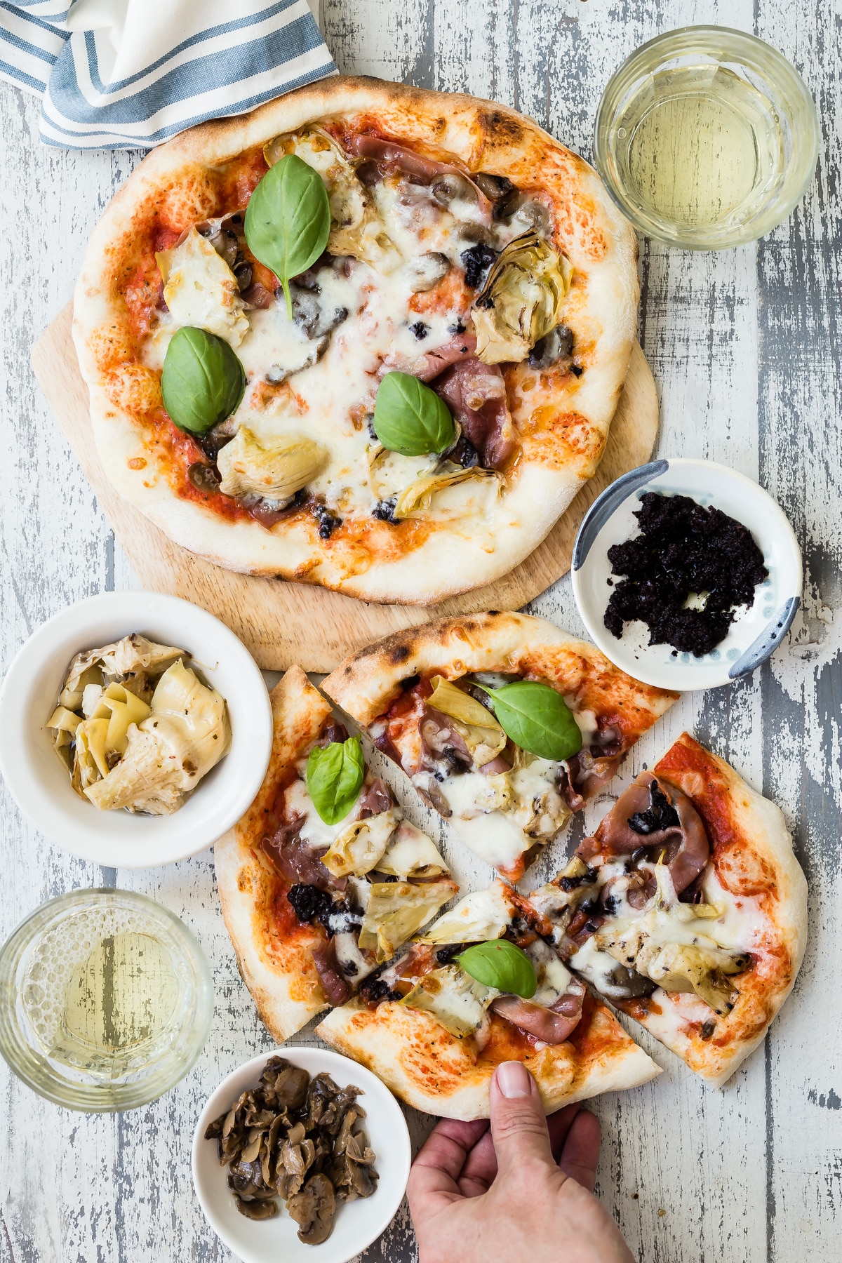 Antipasto Sheet Pan Pizza - DeLallo