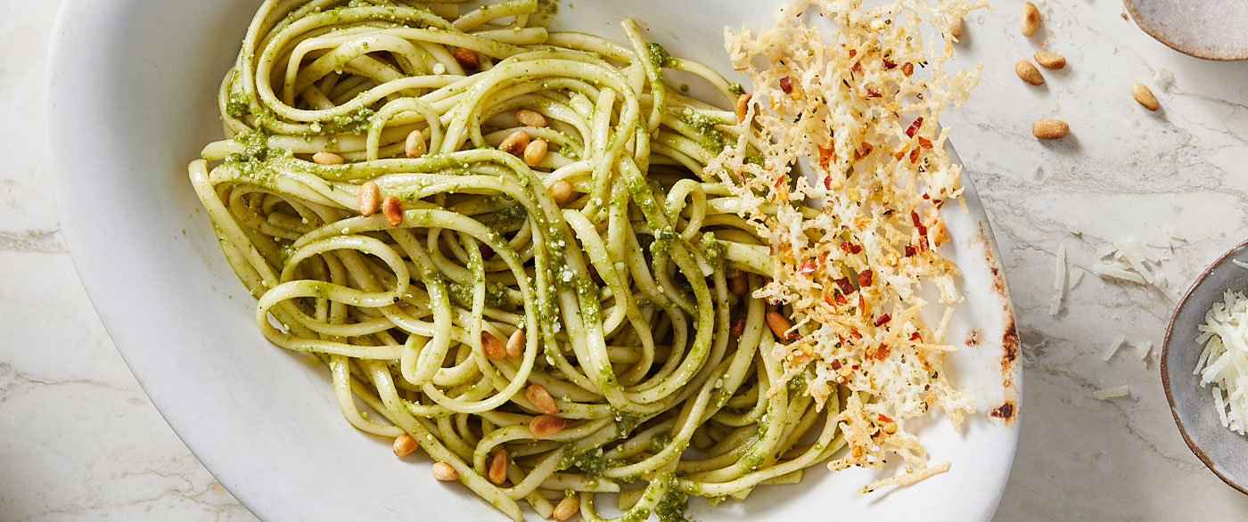 Garlic-Herb Linguine Recipe