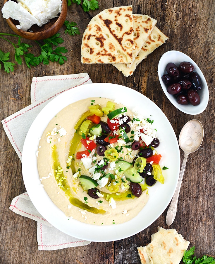 Image of Garden Greek Hummus Dip