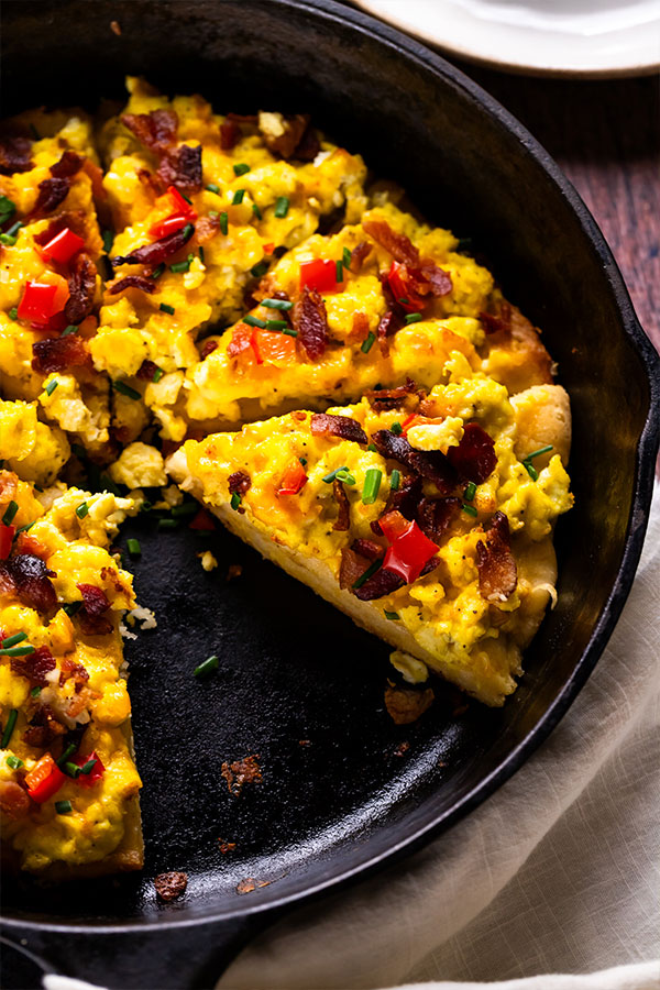 Gluten-Free Breakfast Pizza - DeLallo