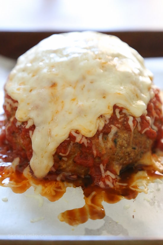 Image of Giant Turkey Meatball Parmesan