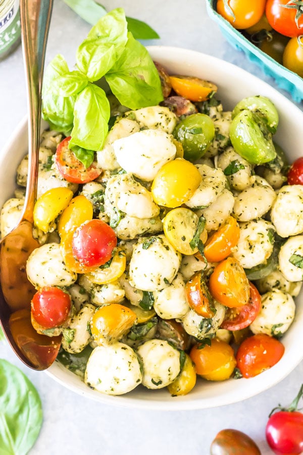 Pesto Caprese Salad with Balsamic Glaze - DeLallo