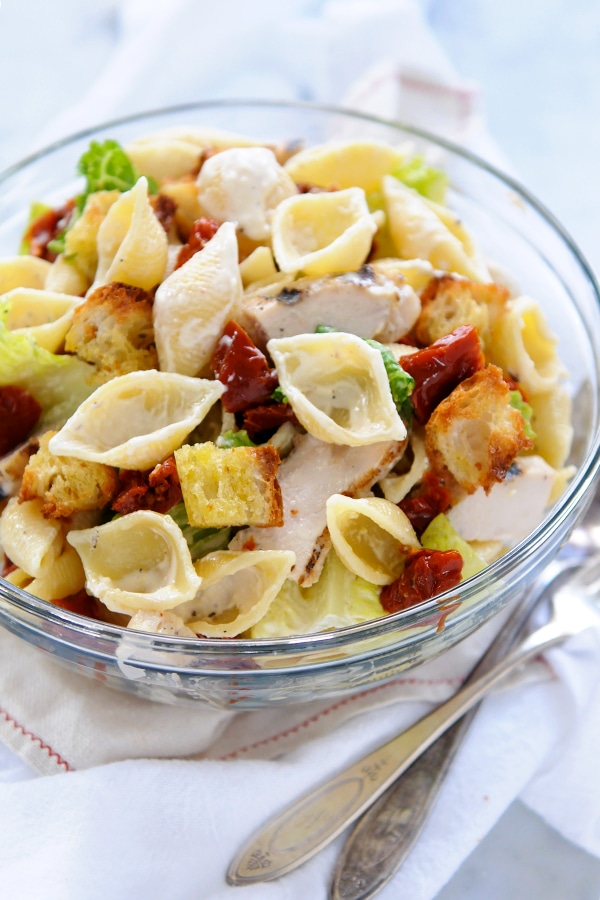 Image of Grilled Chicken Caesar Pasta Salad