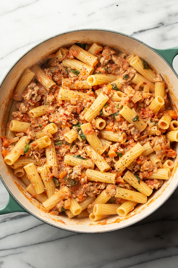 Ground Turkey Pasta - DeLallo