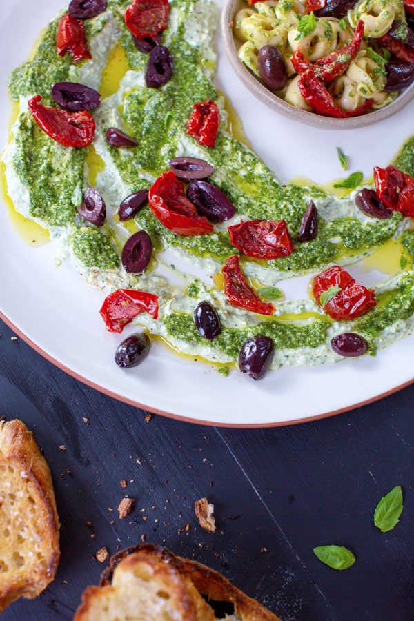 Italian Pesto Tortellini Dip DeLallo