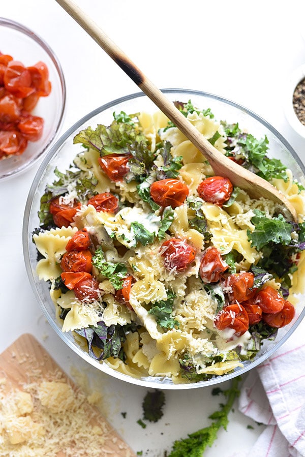 Image of Kale Caesar Pasta Salad