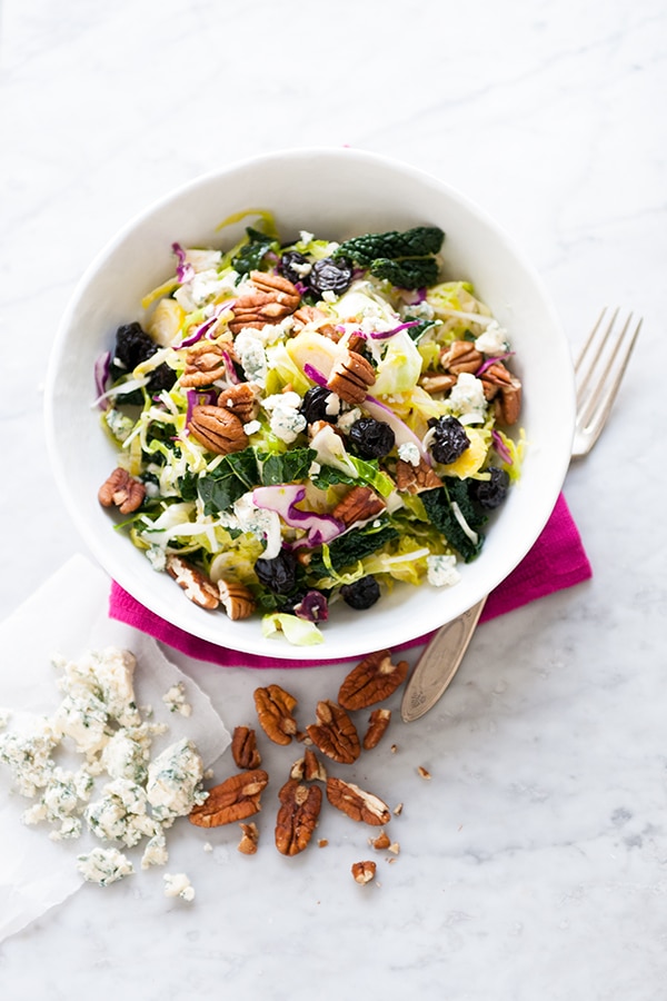 Finished salad in a bowl