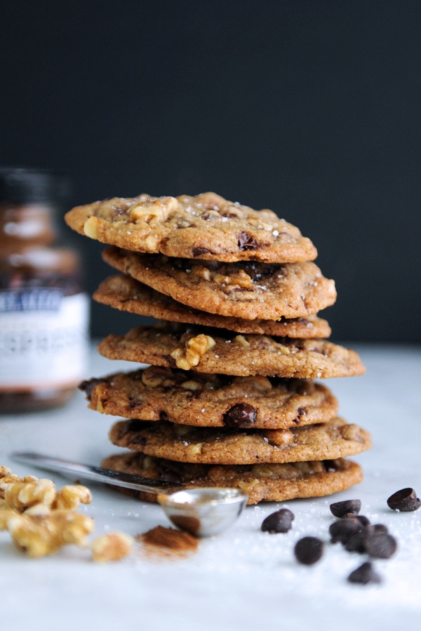 Image of Mocha Nut Cookies with Sea Salt