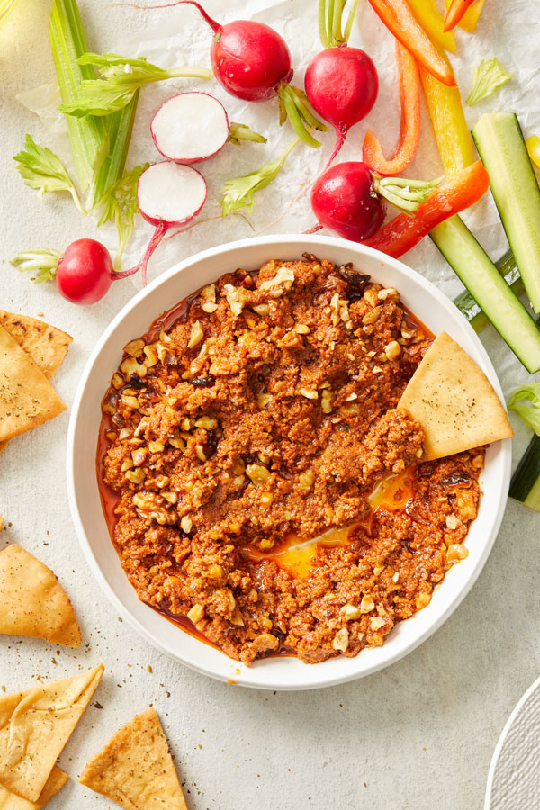 Image of Muhammara Roasted Red Pepper Dip