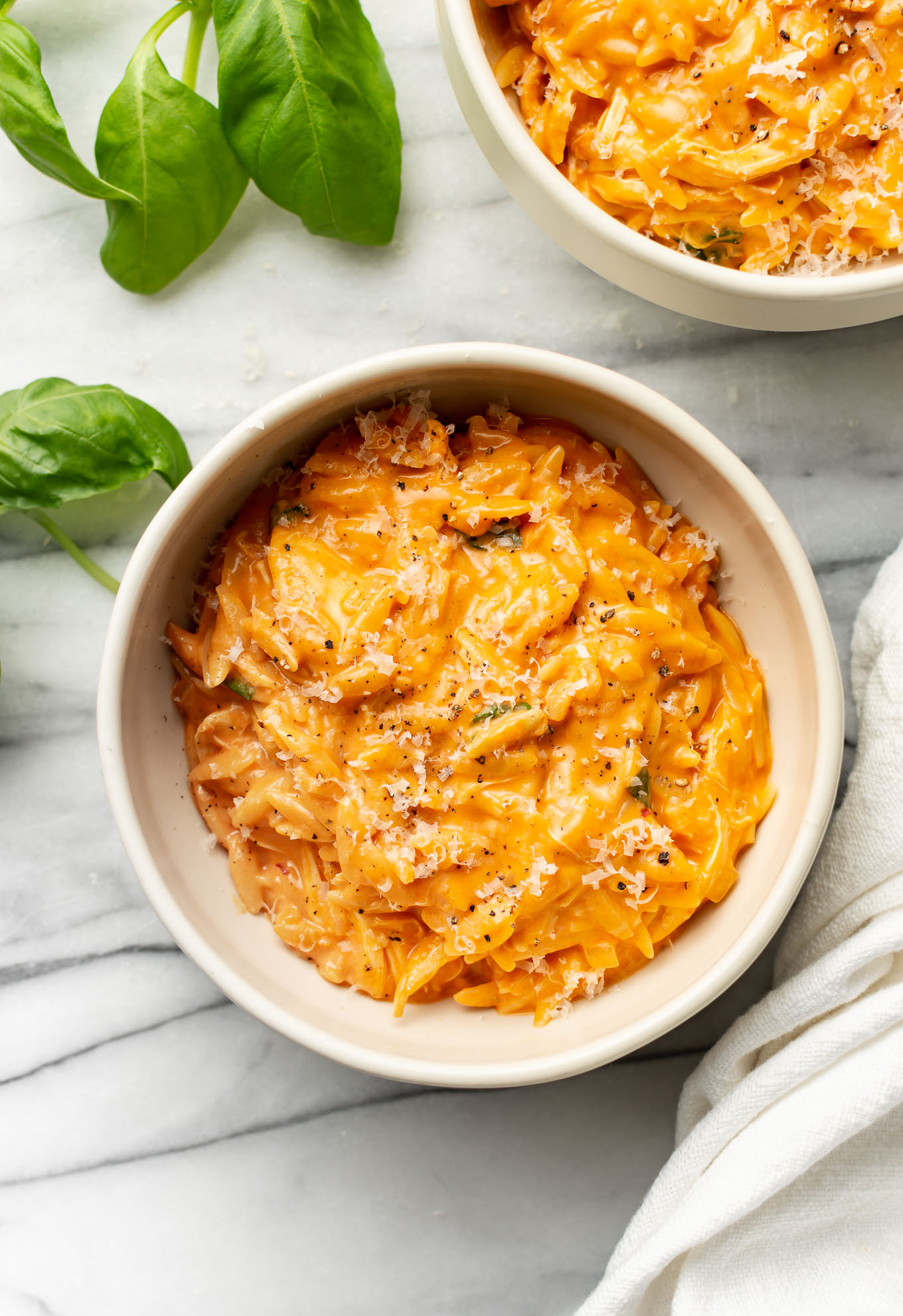 Orzo alla Vodka with Chicken DeLallo