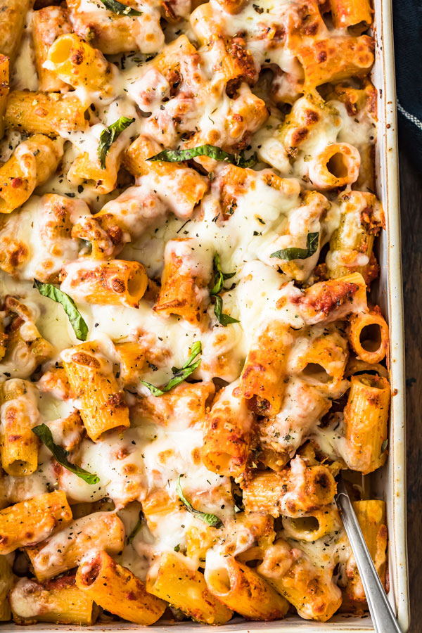 Pesto Baked Rigatoni DeLallo