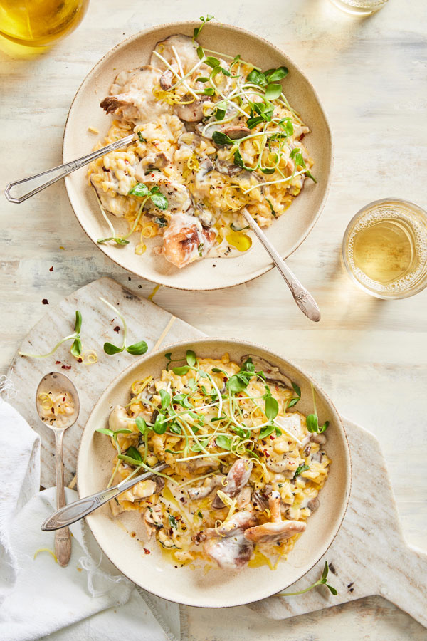 Gluten Free Orzo With Lemon Cream Sauce - DeLallo