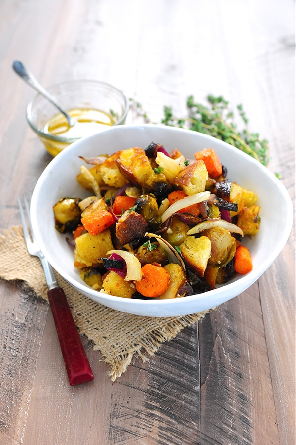 Roasted Winter Vegetable Panzanella - DeLallo