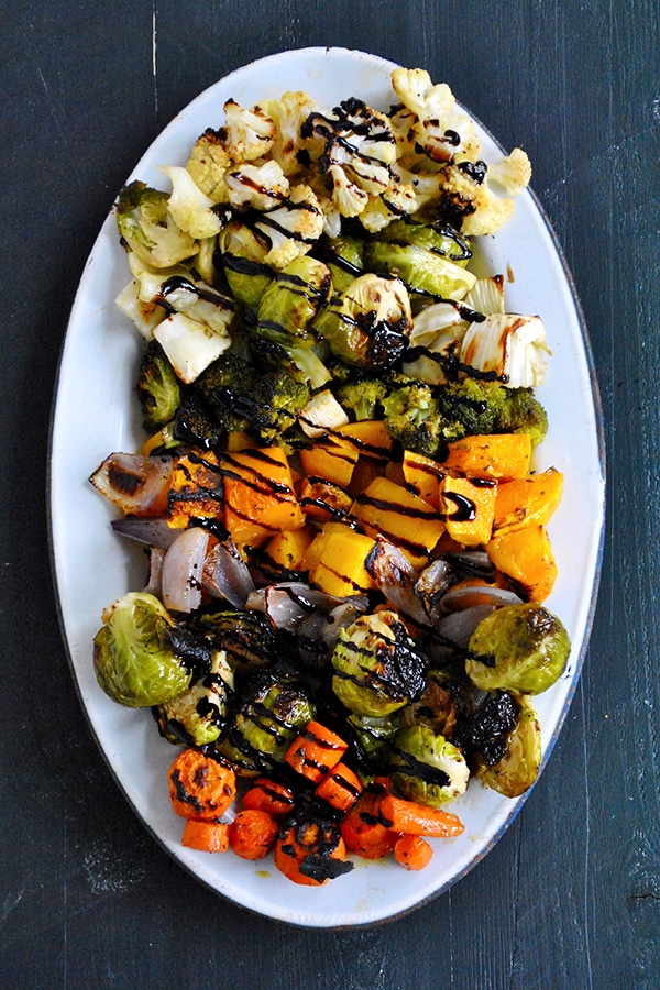 Garlicky Roasted Vegetables With Balsamic Drizzle DeLallo