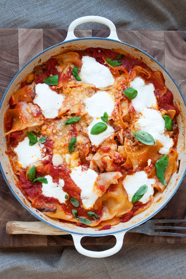 Weeknight Skillet Lasagna - DeLallo