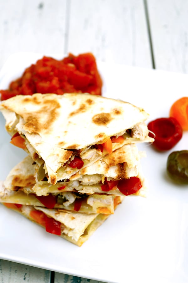 Image of Spicy Sweet Pepperazzi Quesadillas