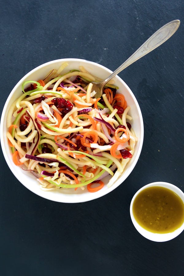 Image of Spiralized Apple Glaze Coleslaw