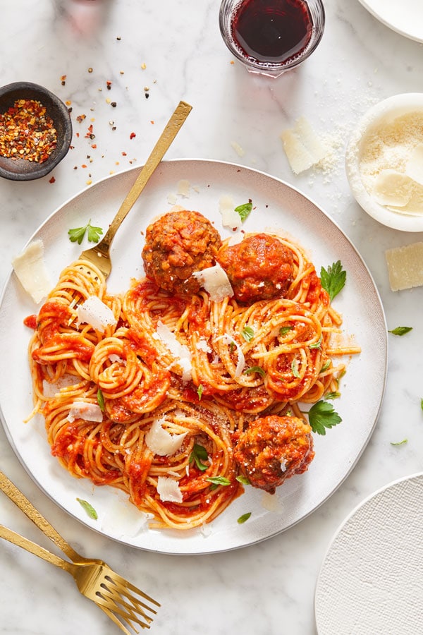 Spaghetti and Meatballs