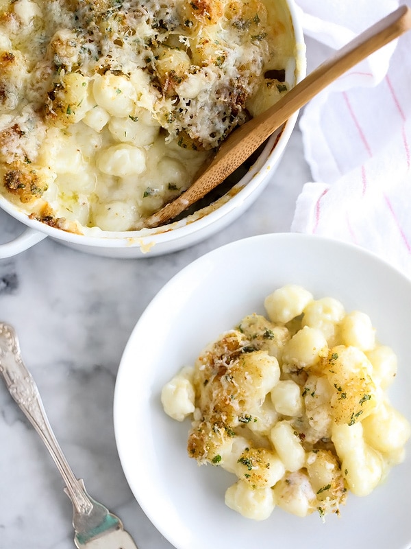 Image of truffled gnocchi macaroni and cheese