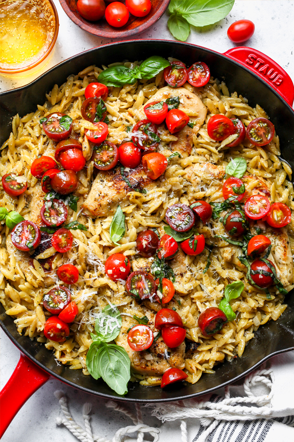 Pesto Chicken And Orzo DeLallo   Web 