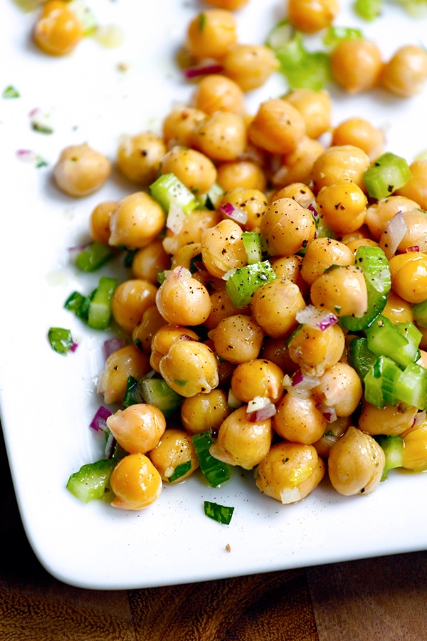 Image of zesty chickpea salad