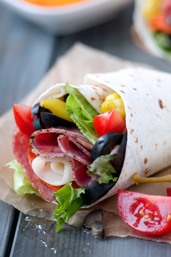 Italian Wrap Recipe - Good Cheap Eats