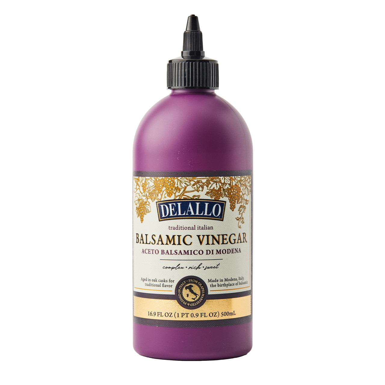 DeLallo Aged Modena Balsamic Vinegar (Squeeze Bottle)