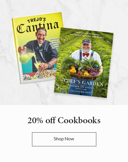 20% off Cookbooks - SHOP NOW