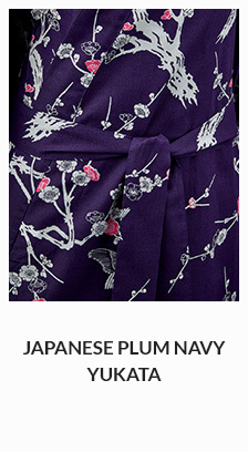 Japanese Plum Navy Yukata