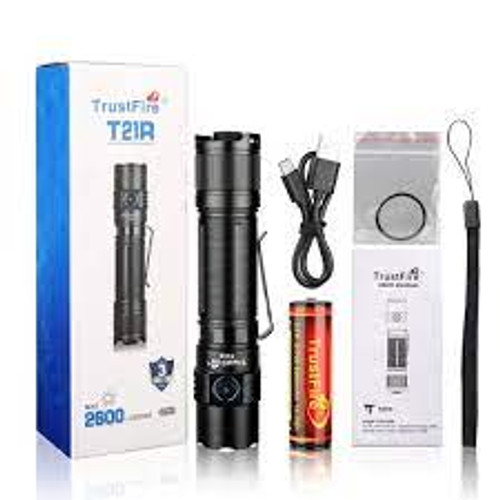 TF T21R Tactical Flashlight 2600Lm double switch Rechargeable RRP incl. GST $149.99