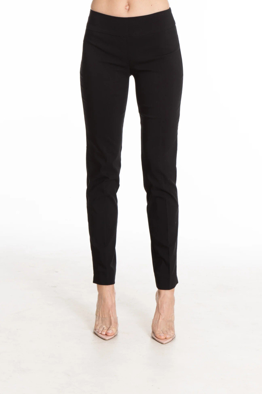 Perfect Fit | Slim Leg Black Trouser Pants | Farry Boutique