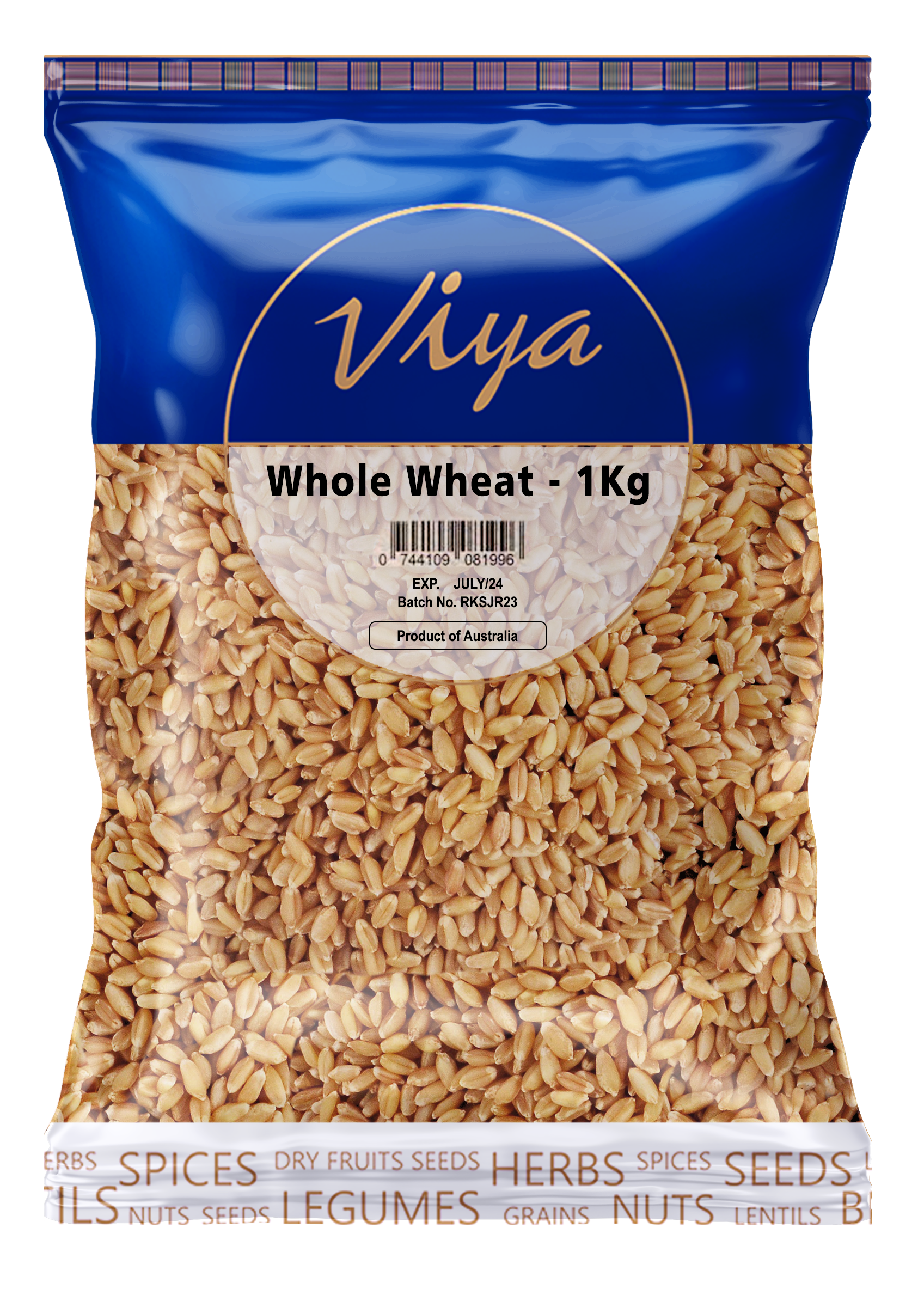 Buy Whole Wheat Grains (1KG) Online in Australia – Viya's Indian Online ...