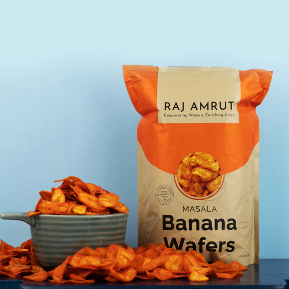 SRMD Masala Banana Wafers   250gm