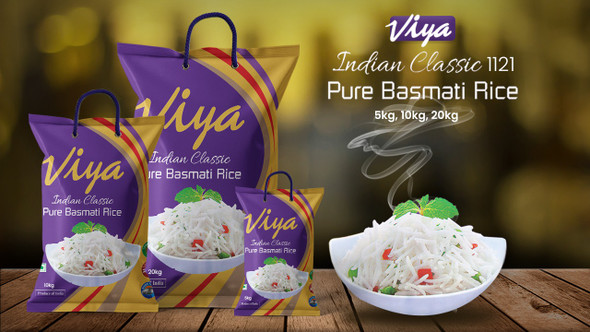 Buy Classic Indian Basmati Rice (10kg) Online in Australia - Viya