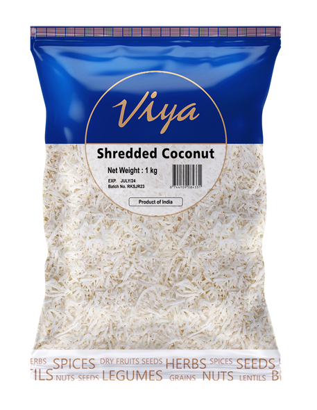 Shredded coconut