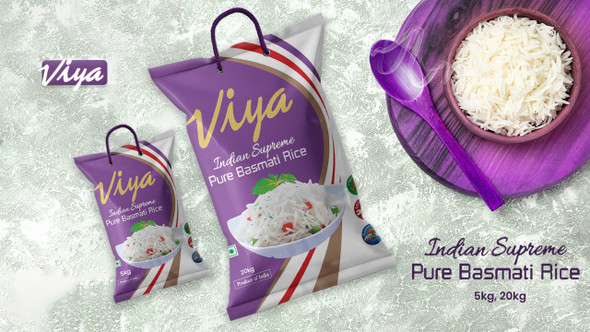 Buy Online Viya's Supreme Indian Basmati Rice 5kg - Australia