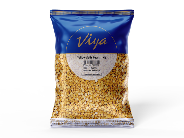 Buy Yellow Peas Split (1KG) Online in Australia | Viya's Indian Online Grocery Store