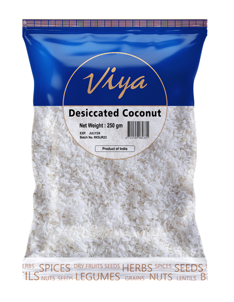 Desiccated coconut
