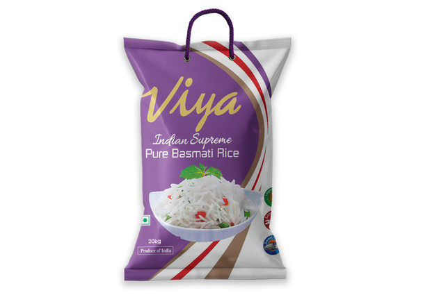Viya Supreme Indian Basmati Rice 20 Kg Online Australia