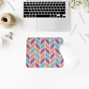 Chevron Vibrant 3-Tone Mousepad