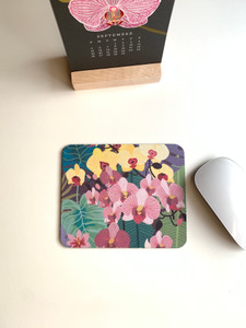 Colorful Orchids Mini Mouse pad Colorful Orchids Mini Mouse pad