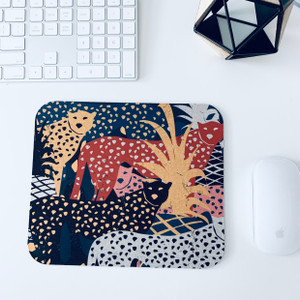 Big Cat  Tropical  Mousepad Big Cat  Tropical  Mousepad