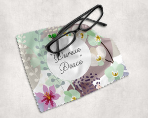 Pursue Peace Mixed Orchids Microfiber Cloth Pursue Peace Mixed Orchids Microfiber Cloth