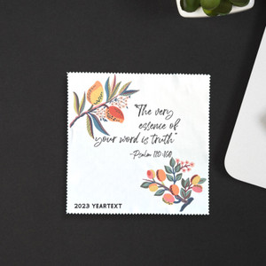 Fruit and Flowers Yeartext Lens Cloths