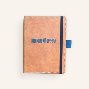 Mini Notebook - Luggage Brown