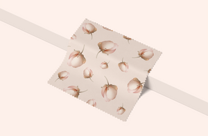 Pink Peony Buds Microfiber  Lens Cloth