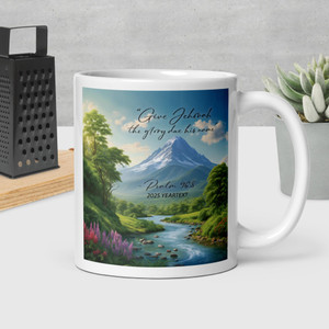 2025 Yeartext White glossy mug 2025 Yeartext White glossy mug