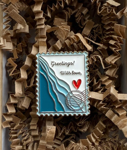 Greetings With Love Enamel Pin Greetings With Love Enamel Pin