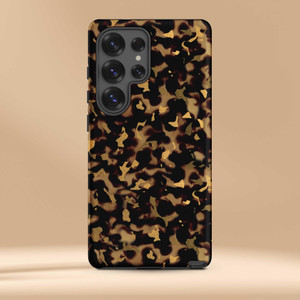 Tortoise Shell Gold Tough case for Samsung®